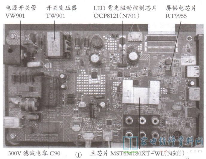 康佳液晶电视35017517四合一驱动板开关电源、背光电路分析与故障检修（上） 第1张