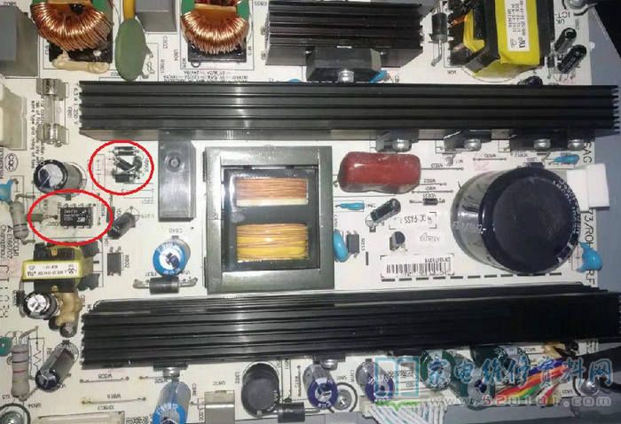 海信TLM40V78PK液晶电视不开机指示灯不亮的维修 第1张