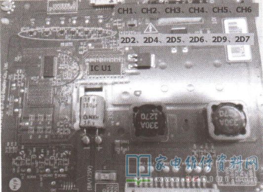 康佳LED47R5200PDE液晶电视黑屏的故障维修 第1张
