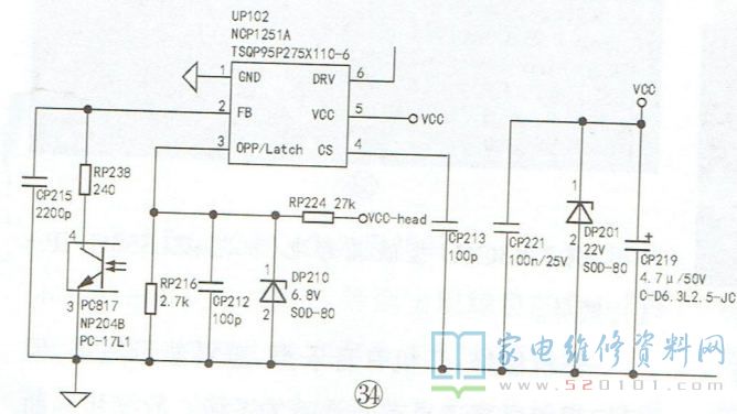 长虹三合一ZLS58Gi机芯电路原理与故障维修 第35张