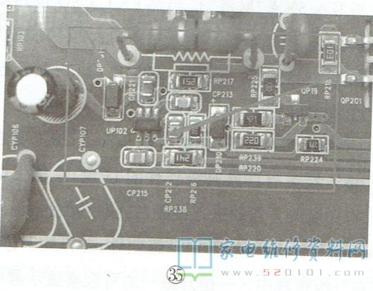 长虹三合一ZLS58Gi机芯电路原理与故障维修 第36张