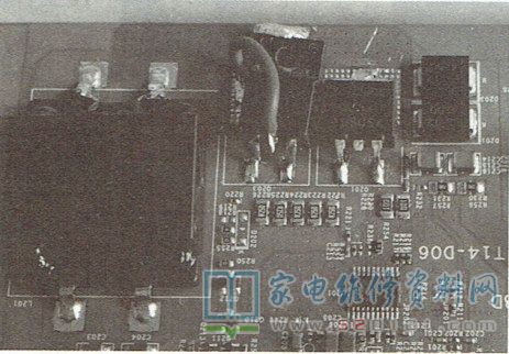 海信LED32T36X3D液晶电视黑屏的故障维修 第1张
