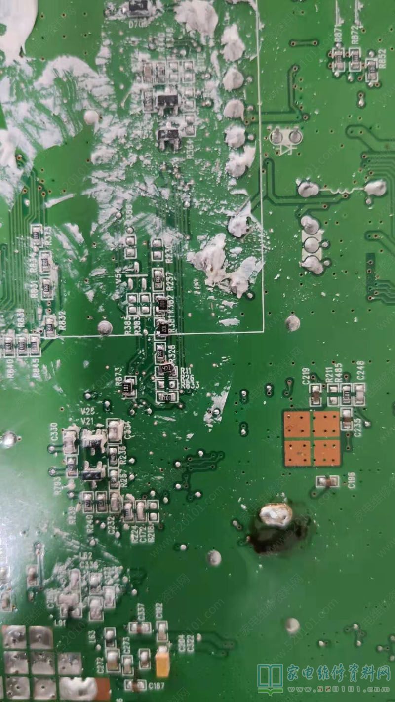 海信TLM42V67PK液晶电视偶尔无法开机的故障维修 第2张