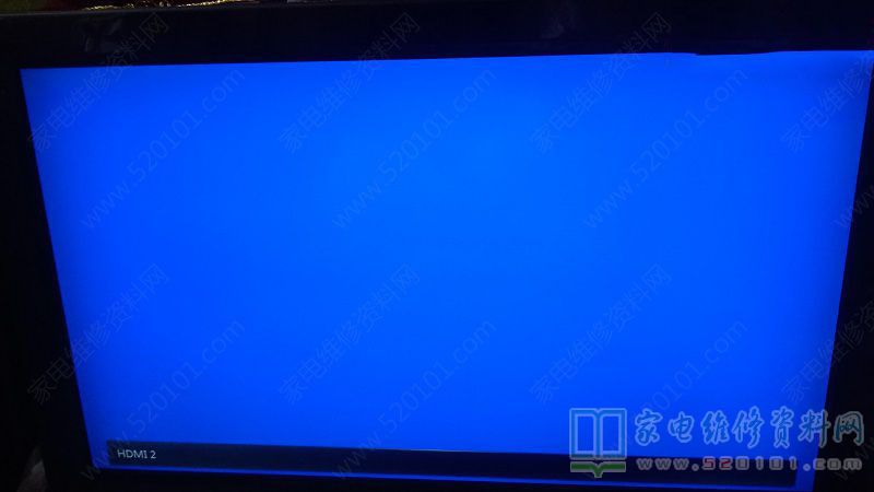 长虹iTV32650X液晶电视开机后图像有条状干扰的故障维修 第2张