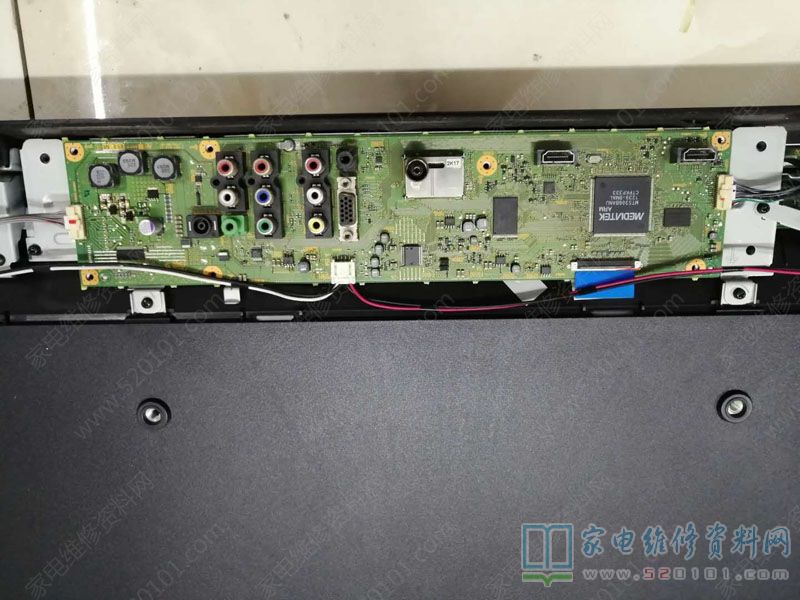 索尼KLV-40EX430液晶电视指示灯闪5次不开机的维修 第2张