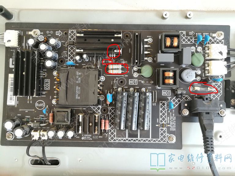 乐视L434FCNN液晶电视电源板损坏的检修过程 第1张