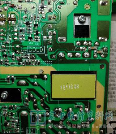 TCL L32F3320B液晶电视指示灯不亮开机三无的故障维修 第5张
