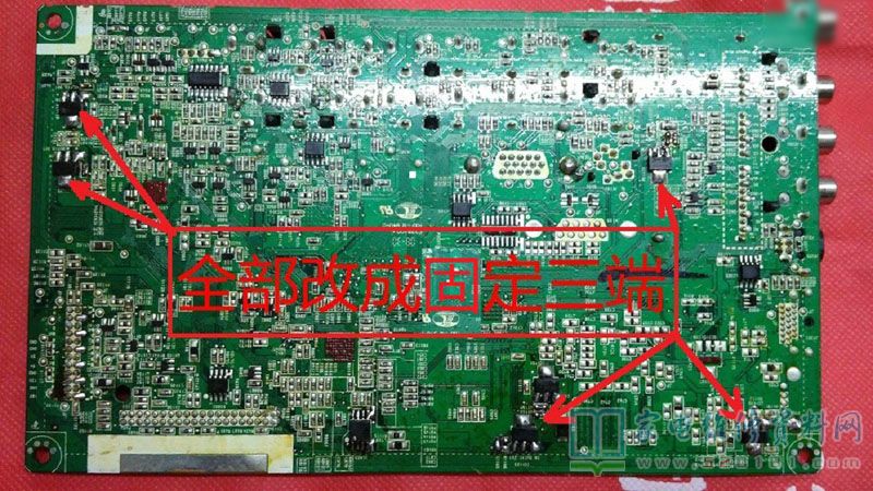 LG 47LG50FR-TA液晶电视不开机且图像异常的复杂故障维修 第5张