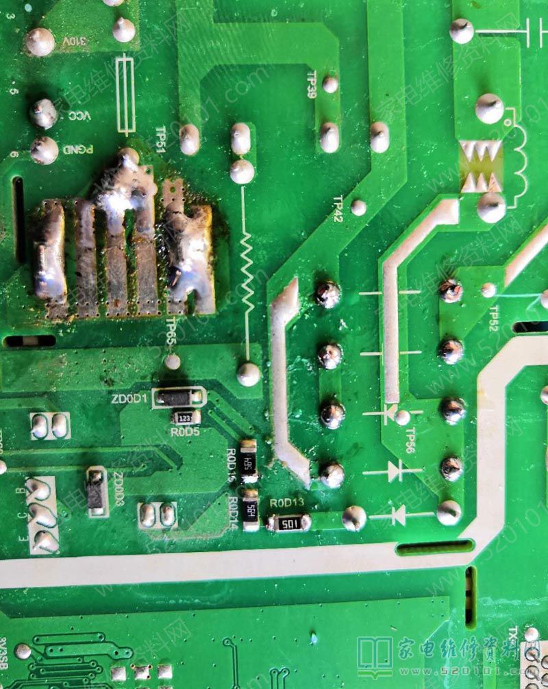 创维42X6液晶电视电源芯片损坏的代换维修过程 第4张