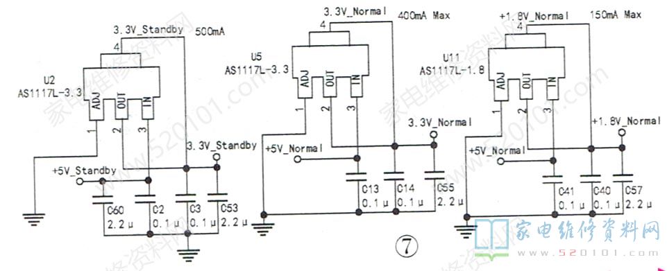 图解采用MSD6A918-T8E智能液晶电视主板的维修 第8张
