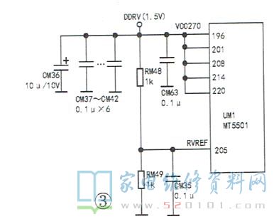 平板电视DDR电路的特点与故障检修（图） 第8张