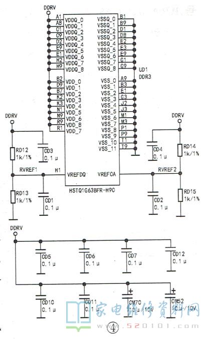 平板电视DDR电路的特点与故障检修（图） 第9张