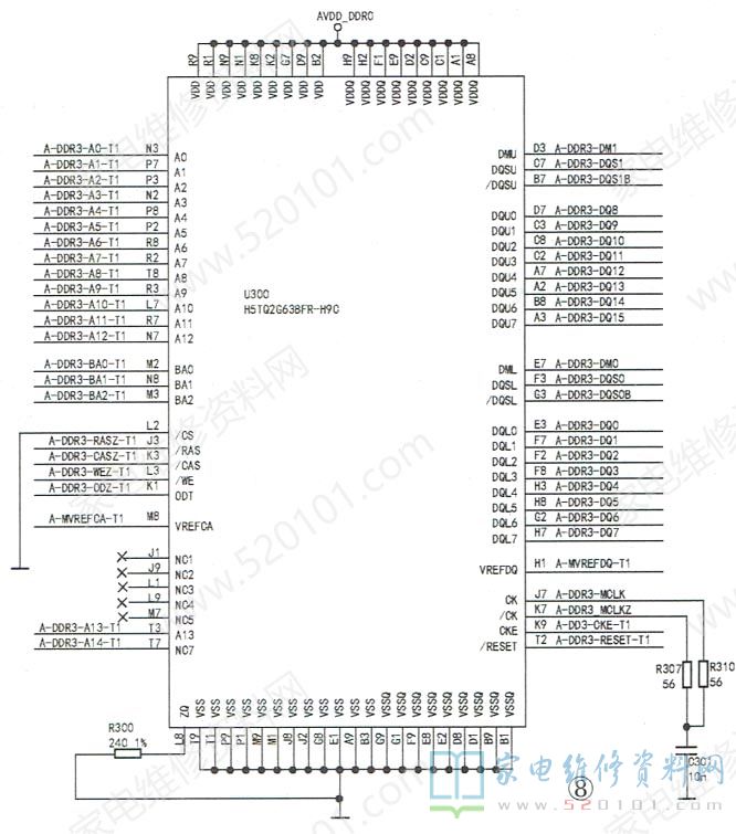 平板电视DDR电路的特点与故障检修（图） 第7张