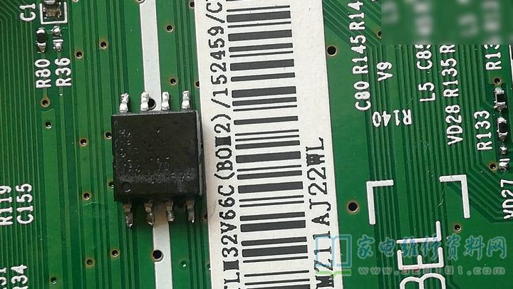 海信TLM32V66C液晶电视通电蓝色指示灯亮但不开机的维修 第3张