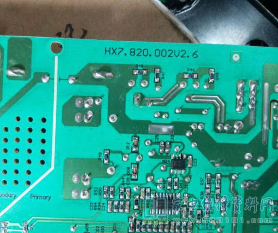 长虹LT42866FHD液晶电视不开机换板维修的过程 第5张