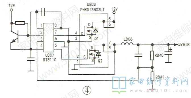 液晶电视主板DC-DC电路原理分析与故障维修 第4张