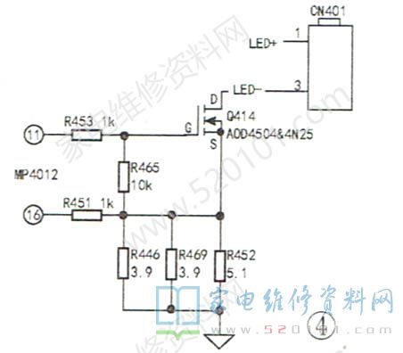 LED背光控制芯片MP4012工作特点与故障维修 第5张