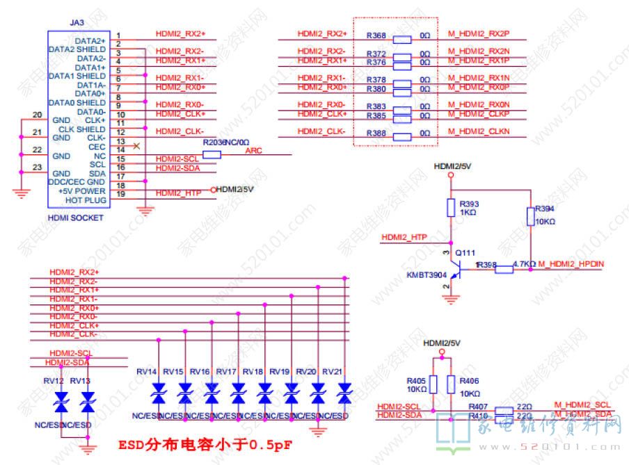 创维液晶电视8S70机芯主板电路原理分析 第13张