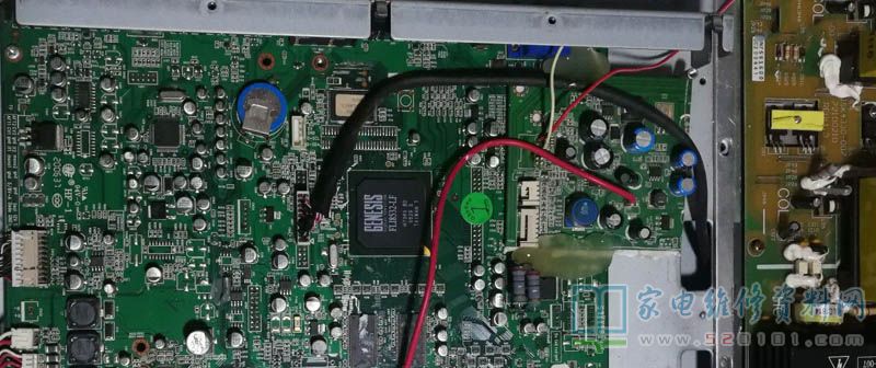 TCL LCD40B66P液晶电视不定时死机重启的维修 第2张