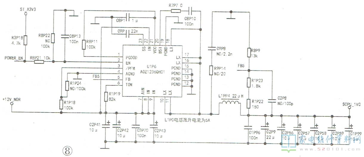 创维液晶9R57机芯主板电路原理与故障维修 第8张
