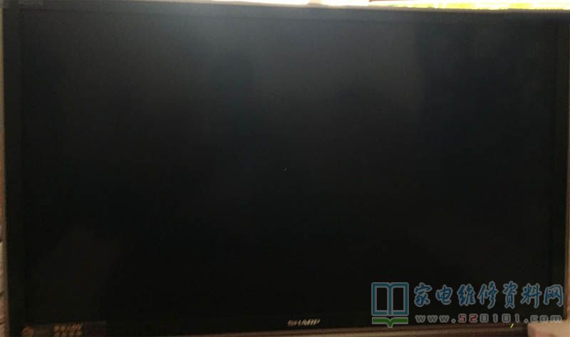 夏普LCD-46GX3液晶电视图像竖彩条的故障维修 第7张