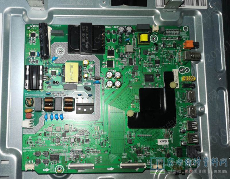 海信H55E3A液晶电视蓝灯亮不开机的维修 第1张