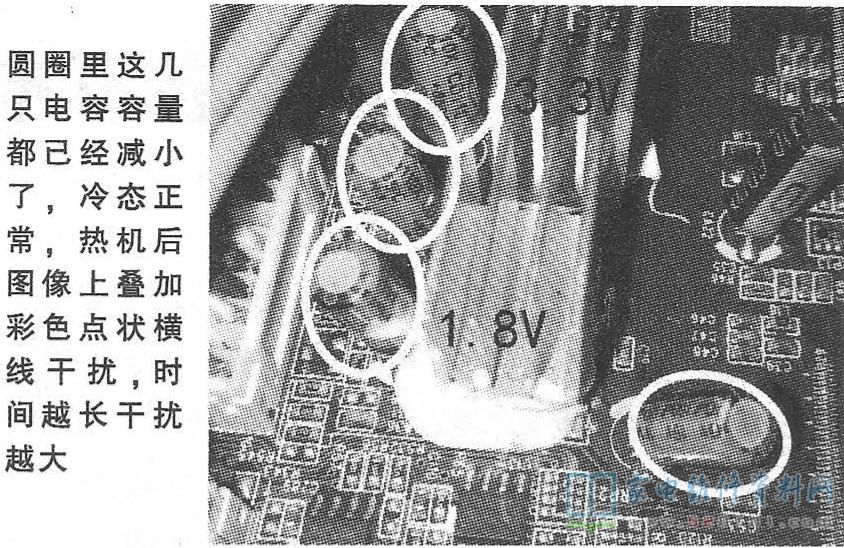 TCL L40E77液晶电视热机图像有点状横线干扰的维修 第1张