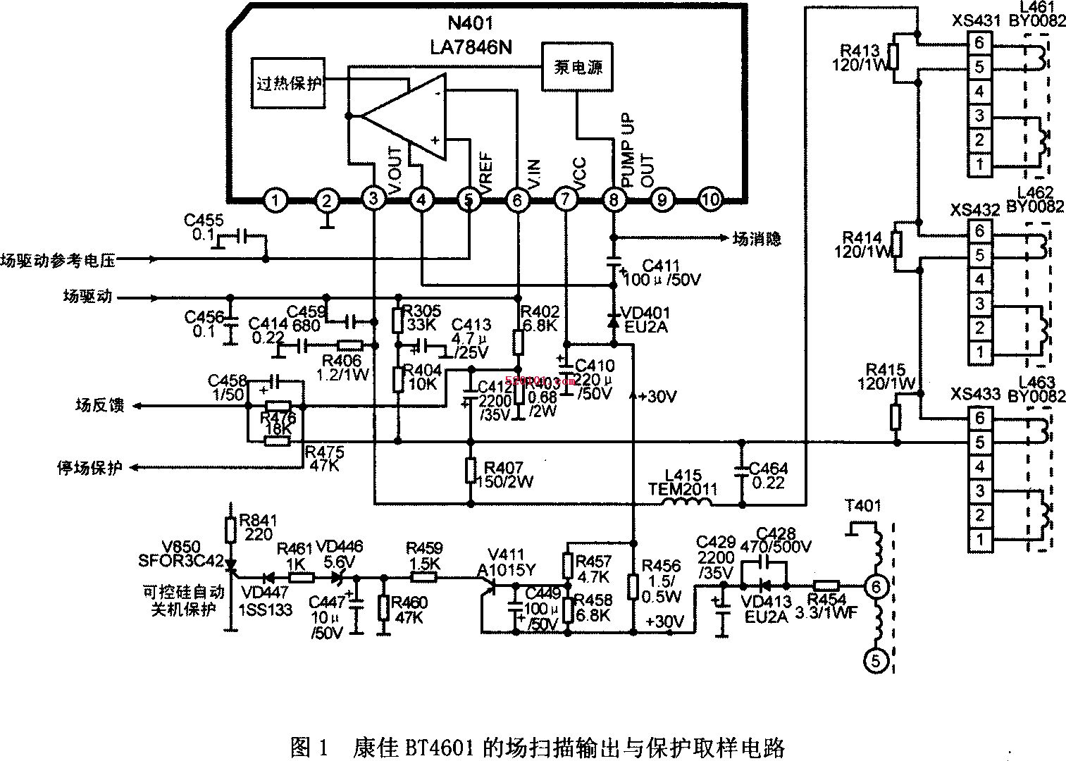 康佳BT4301彩电三无、黄色指示灯亮 第1张