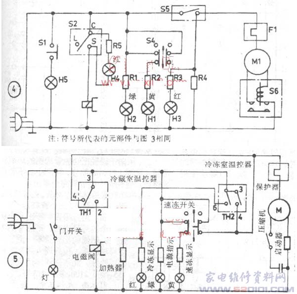 床头柜电路 接线图_接线图分享