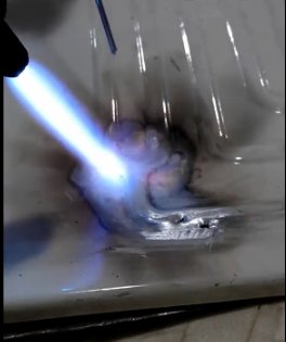 冰箱铝板蒸发器补漏焊接视频